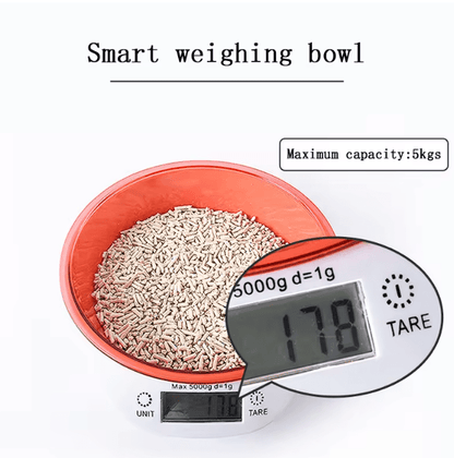 Electronic kitchen scale bowl