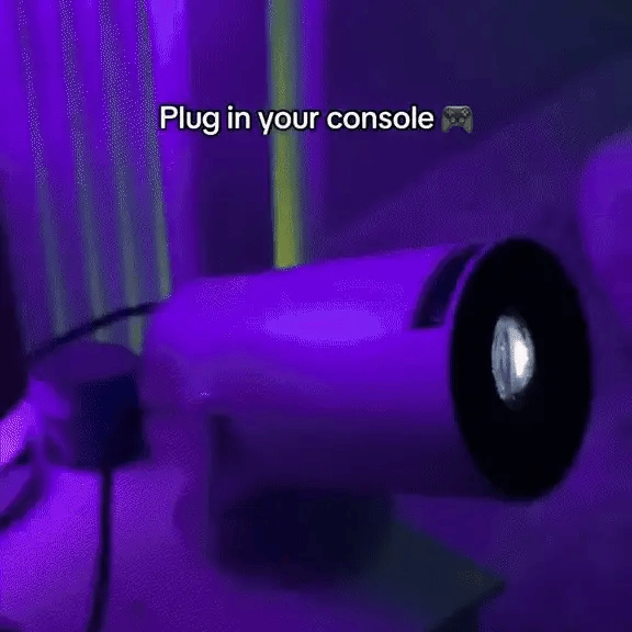 mini round projector