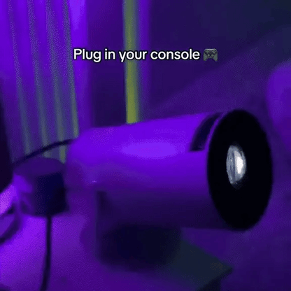 mini round projector
