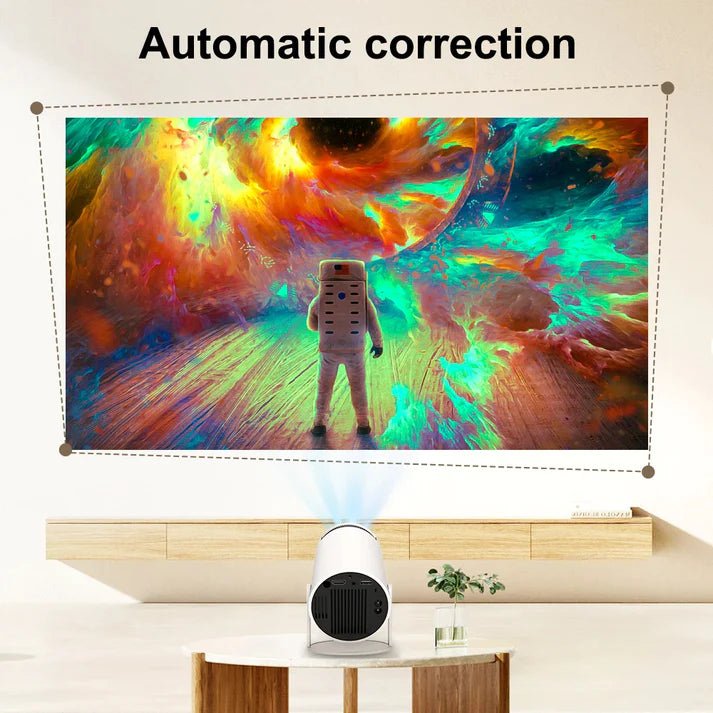 mini round projector