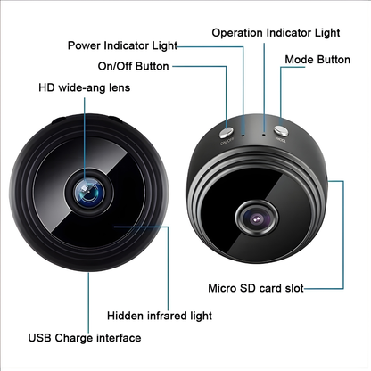 Mini Wireless Security Camera 1080p